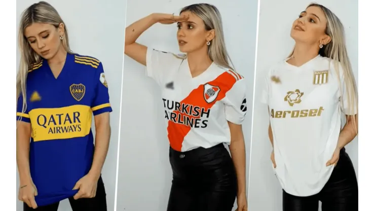 No sabemos cuál le queda mejor: More Beltrán subió foto con todas las camisetas de los clubes de primera