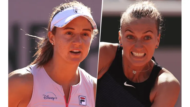 Nadia Podoroska vs. Petra Kvitová por el Torneo de Bad Homburg (Foto: Getty Images).
