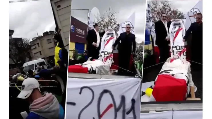 Están locos: en La Boca celebran los diez años del descenso de River
