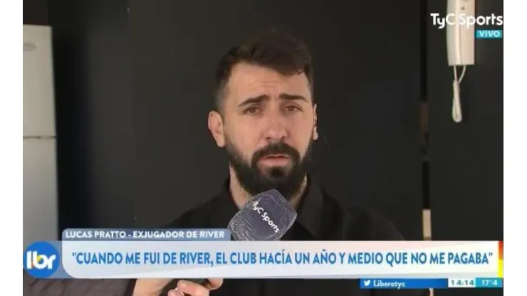 Pratto tras su salida de River: "Me decían que era importante y me ponían cuatro minutos"