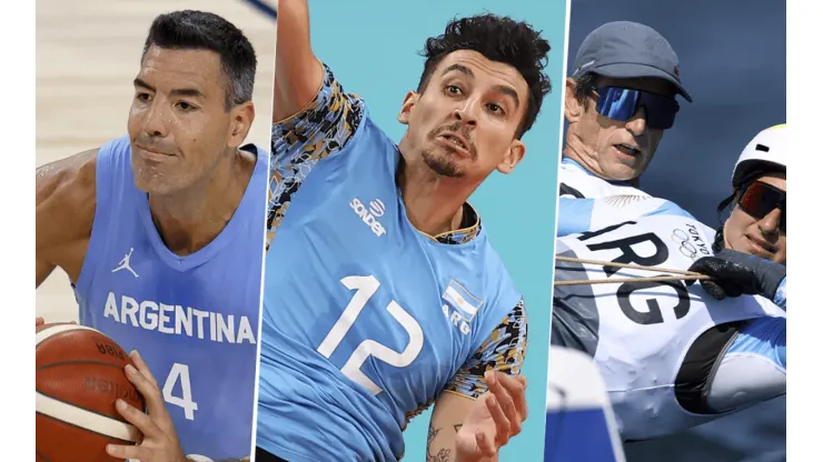 Basquet, voley y vela, algunas de las propuestas argentinas el domingo 1° de agosto (Fotos: Getty Images).
