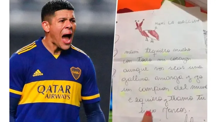 La vieja carta de Marcos Rojo a su mamá que demuestra su amor por Boca