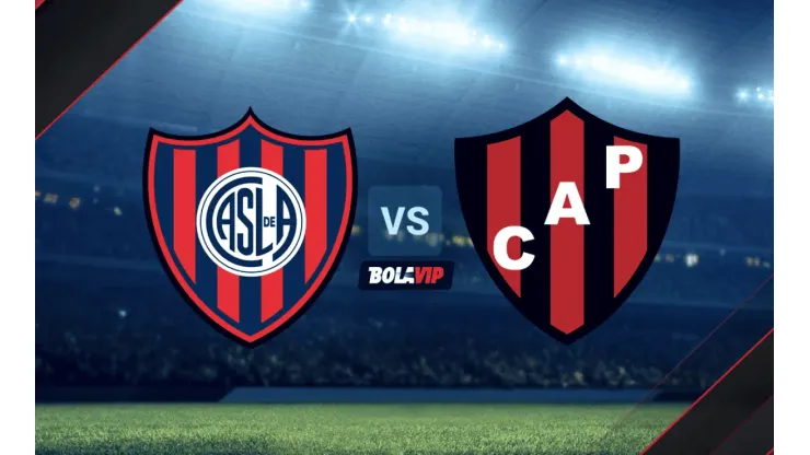 San Lorenzo vs. Patronato por la Liga Profesional.
