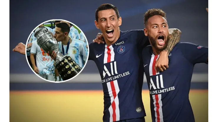 Di María y Neymar Jr., París Saint-Germain (Fotos: GettyImages)
