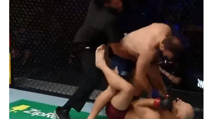 Impactante: noqueó a su rival de manera brutal y se ganó un contrato en UFC