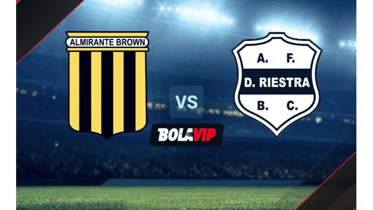 Qué canal transmite Almirante Brown vs. Deportivo Riestra por la Primera Nacional