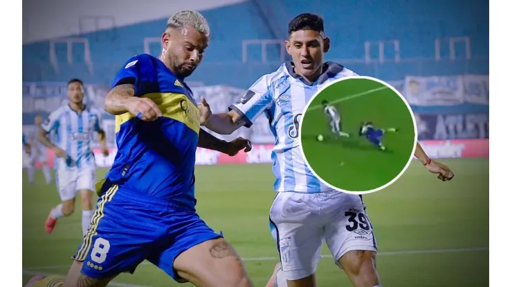 El insólito blooper de Edwin Cardona vs. Atlético Tucumán (Foto: Getty)
