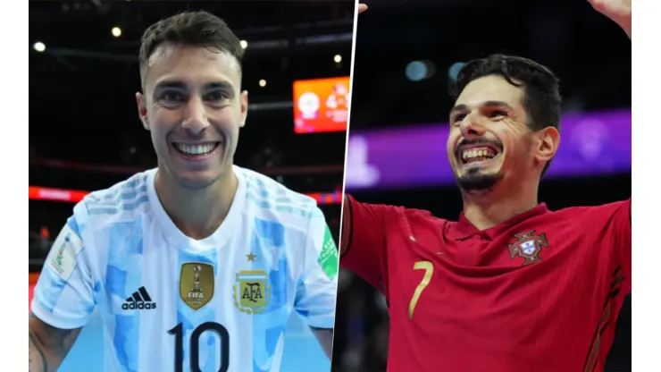 Argentina vs. Portugal por la FINAL del Mundial de Futsal 2021 (Fotos: Twitter oficial de FIFA - @fifacom_es).
