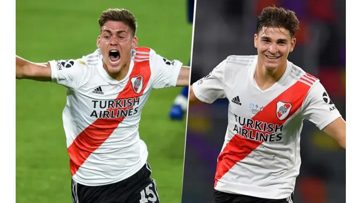 Federico Girotti y Julián Álvarez, River Plate (Foto: Getty Images)
