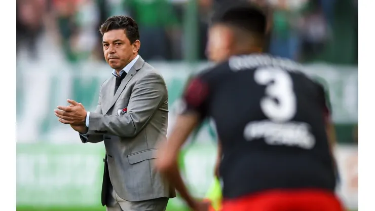 Marcelo Gallardo espera por la recuperación de Enzo Pérez y también de David Martínez. (Getty)
