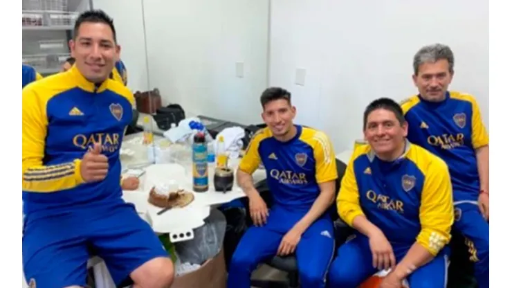 "Cumple de Vangioni": la foto de Aaron Molinas que hizo reír a los hinchas de Boca