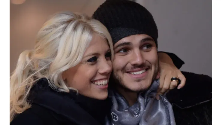 Mauro Icardi y Wanda Nara almorzaron en París. (Getty)
