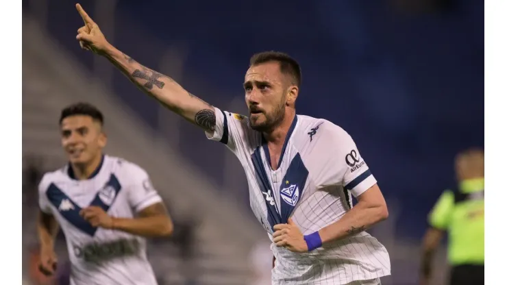 Federico Mancuello marcó un golazo para el triunfo parcial de Vélez. (Foto: Prensa Vélez)
