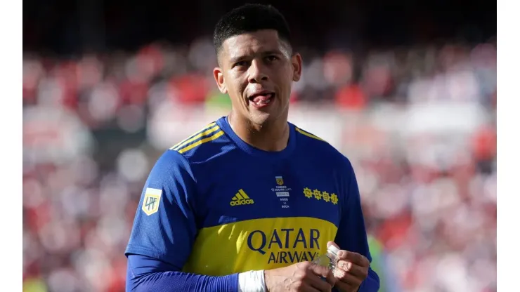 Marcos Rojo se hará estudios por un posible desgarro. (Getty)
