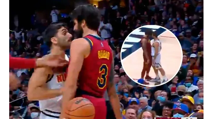 VIDEO | Facu Campazzo se cruzó con Ricky Rubio y tuvieron que separarlos