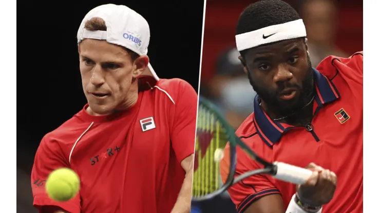 Diego Schwartzman vs. Frances Tiafoe por el ATP 500 de Viena (Foto: Getty Images).
