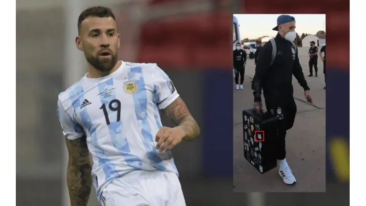 Otamendi y un guiño para River.
