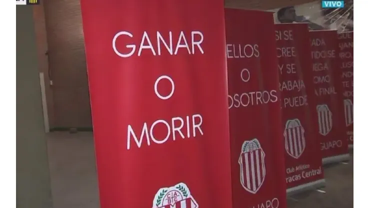 "Ganar o morir": los intimidantes carteles para motivar al plantel de Barracas Central antes del duelo con Tigre