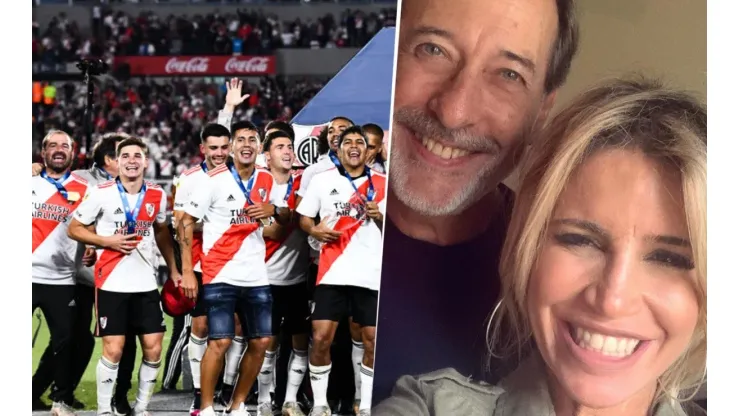 "En tu cara": la gastada de Florencia Peña a Guillermo Francella por la goleada de River a Racing