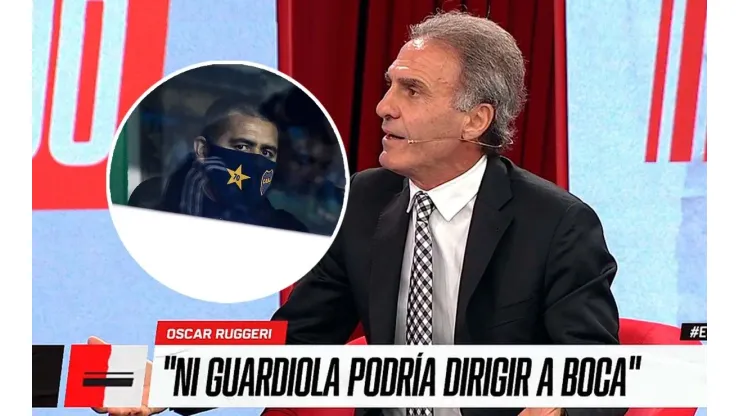 Ruggeri explotó por la situación del vestuario de Boca: "No podría dirigirlos ni Guardiola"