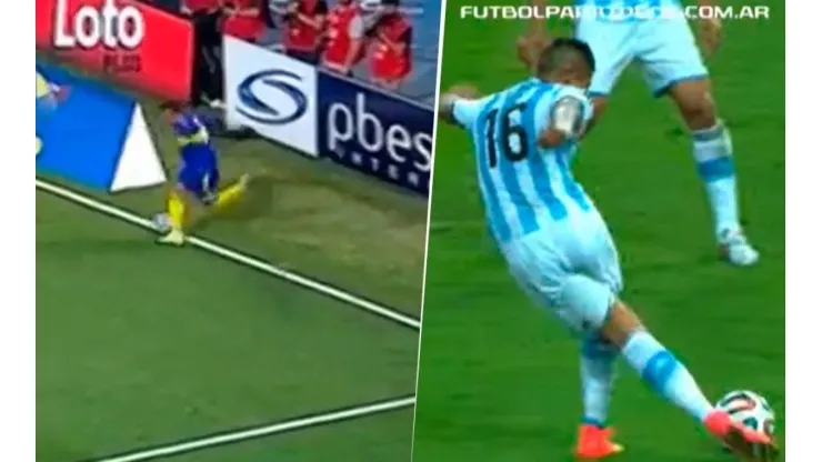 Como en Brasil 2014: Rojo despejó de rabona