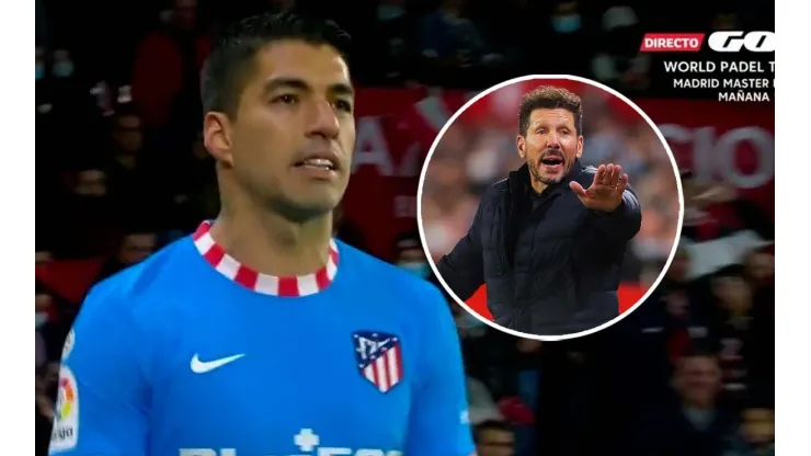 VIDEO | La bronca de Suárez con Simeone: "P... de m... siempre igual"