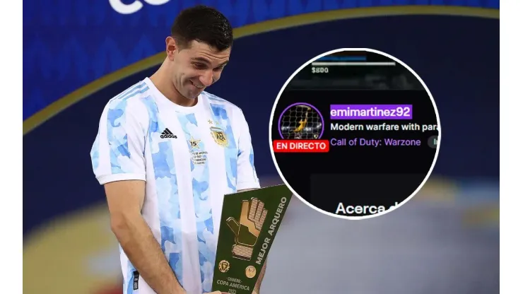 Como el Kun: Dibu Martínez se lanzó a stremear en Twitch