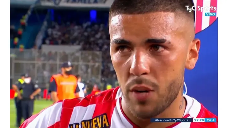 Iván Tapia, futbolista de Barracas Central, le dedicó el ascenso a Ricardo Caruso Lombadi.
