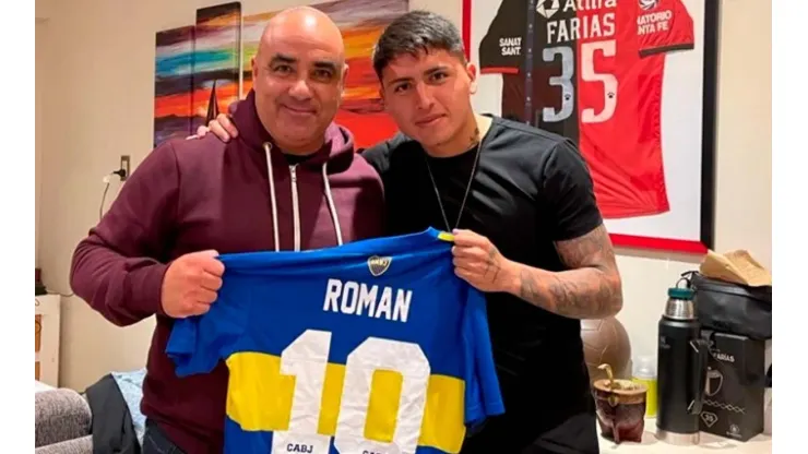 El guiño del representante de Farías tras conocerse el debut de Boca contra Colón