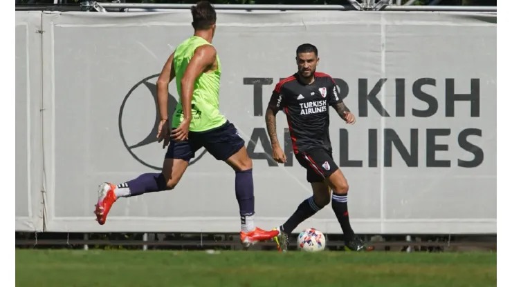 River comenzó sin 9 y terminó goleando 4-1 a Tristán Suarez en un amistoso