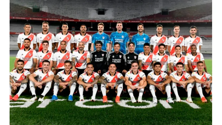 Los 3 ausentes de River en la foto grupal del plantel