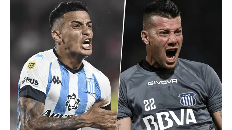 Racing vs. Talleres de Córdoba por la Copa de la Liga Profesional (Foto: Getty Images).
