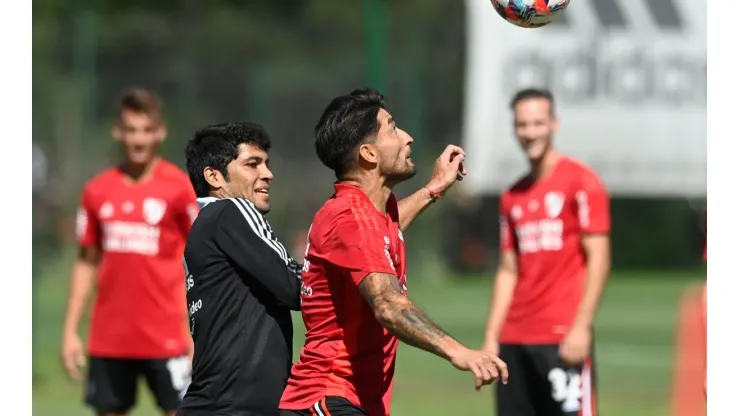 Enzo Pérez podría regresar a la titularidad en River.
