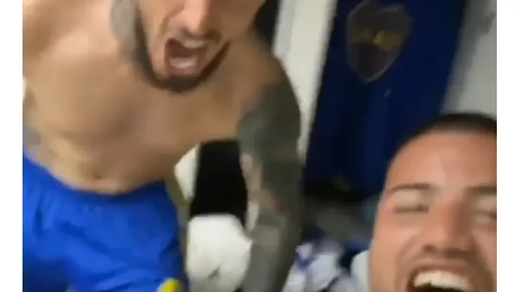 VIDEO | El festejo íntimo de Benedetto y Weigandt que volvió locos a los hinchas de Boca