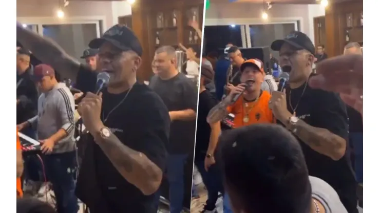 VIDEO | Marcos Rojo, de fiesta con tres juveniles de Boca y dos populares cantantes de cumbia