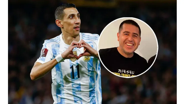 ¿Di María a Boca? La propuesta de Riquelme para traer a Fideo antes de Qatar 2022