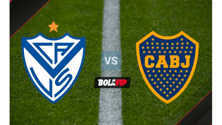 Vélez vs. Boca por la Copa de la Liga Profesional.
