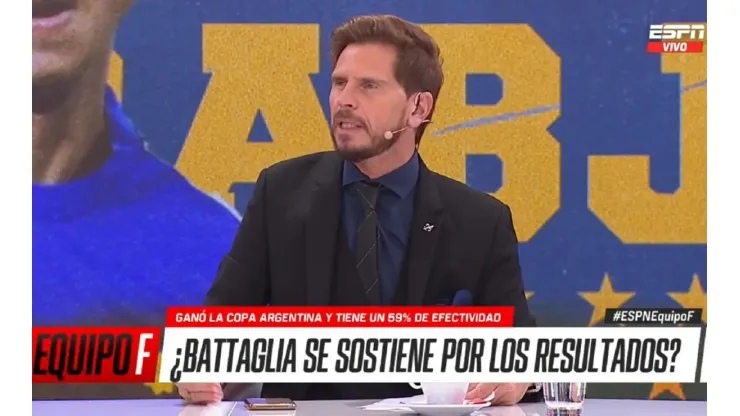 Vignolo y una fuerte postura sobre la decisión de Battaglia con Almendra: "Es un error"