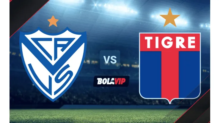 Vélez vs. Tigre por la Copa de la Liga Profesional.
