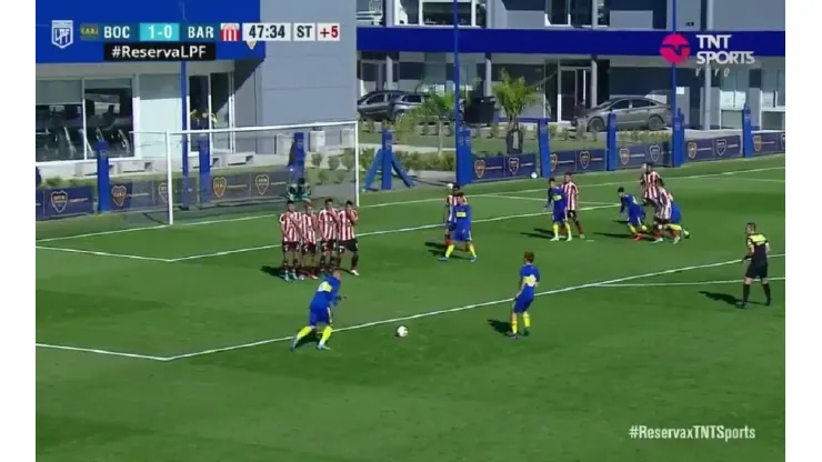 VIDEO | La Reserva de Boca ganó por 2-0 y el segundo fue un golazo de tiro libre