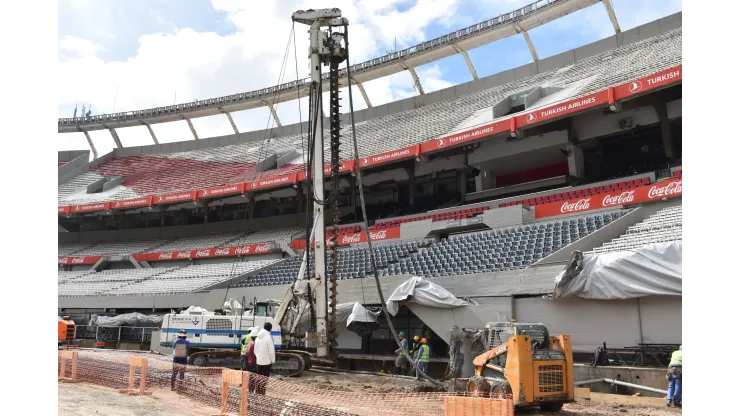 River comenzó la construcción de la nueva platea y sorprendió a todos con las ganancias que generó