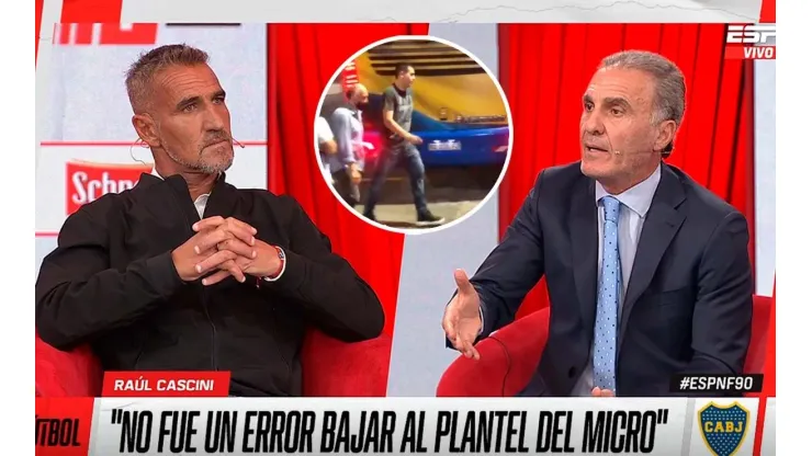 El cruce de Ruggeri a Cascini sobre el episodio de Riquelme y el micro: "Vos y yo sabemos"