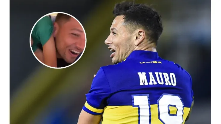 VIDEO | La celebración de Mauro Zárate con su hijo por el pase de Boca a la final