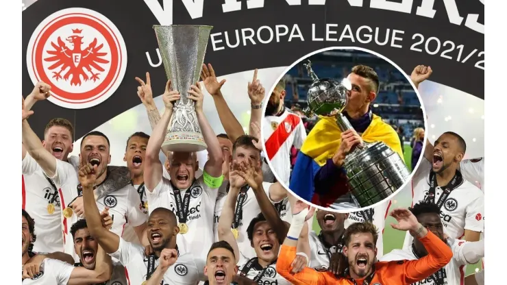 Se acordaron de Boca: el tuit de Frankfurt a River tras ganar la Europa League