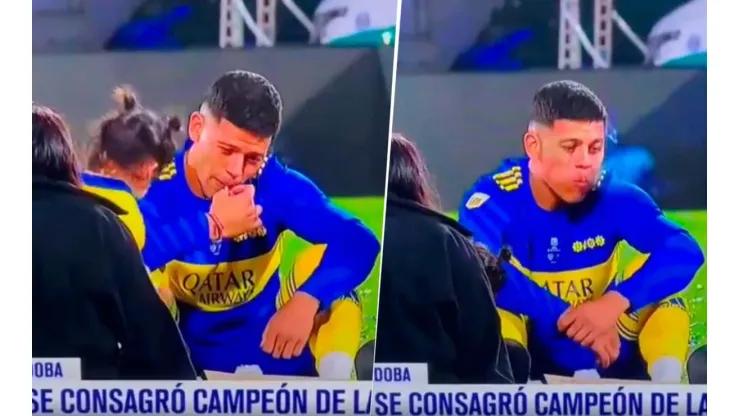 VIDEO | El curioso festejo de Marcos Rojo con... ¡un cigarrillo!