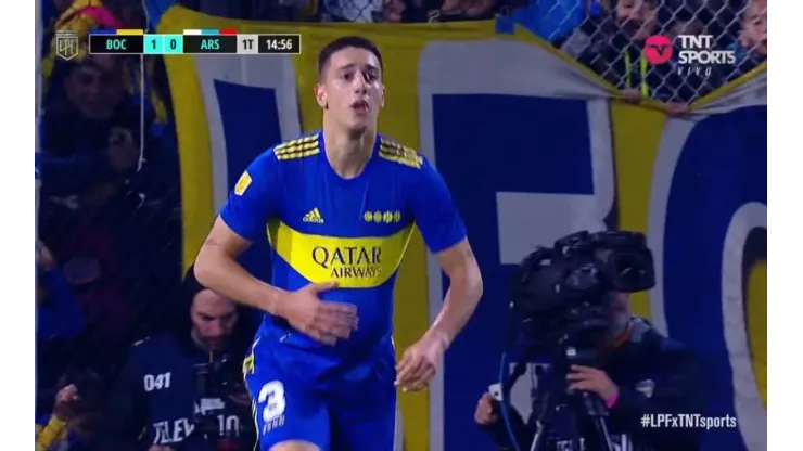 VIDEO | Debutó en las redes y abrió el marcador para Boca: por medio de Sández le gana a Arsenal