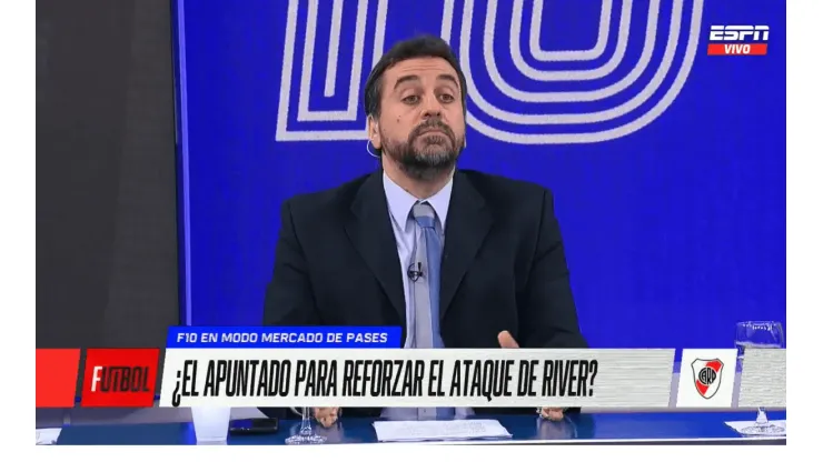 Distasio y el delantero que buscará River.
