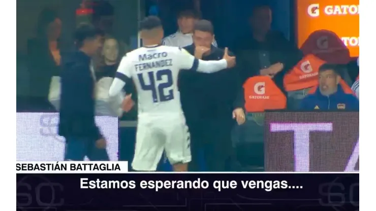 VIDEO | El diálogo entre Battaglia y Equi Fernández: "Estamos esperando que vengas"