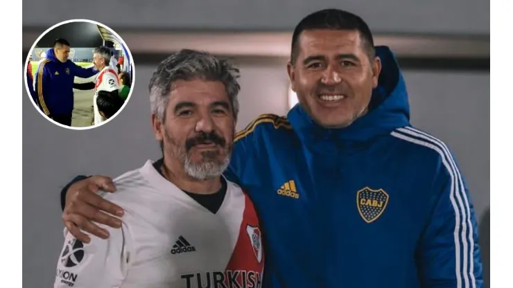 VIDEO | Así fue el reencuentro entre Riquelme y Ortega en Boca Predio