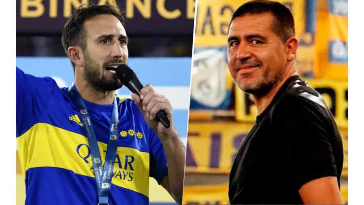 Izquierdoz vs. Riquelme, una pelea que no estaba en los planes.
